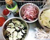 手軽にピザソースでナポリタンソース♪作り方1写真