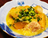 鶏もも肉とかぼちゃのみぞれ煮作り方9写真