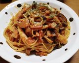 手軽にピザソースでナポリタンソース♪作り方8写真