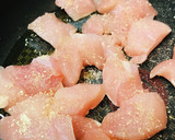 のりたまご炒め●鶏肉と玉子の炒めもの作り方1写真
