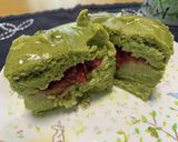 抹茶とイチゴの米粉フォンダン作り方10写真