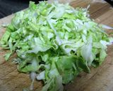 米粉活用～残った焼きそばdeお好み焼き♪作り方2写真