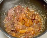 鯨すじ煮のルーローハン風作り方2写真