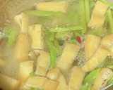 【簡単】若（葉）ごぼうと油揚げの煮浸し作り方5写真
