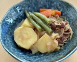 新じゃが新玉ねぎの肉じゃが作り方10写真