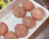 早朝弁当★前日準備!卵なしハンバーグ作り方9写真