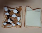 ピーナッツバターとチーズのホットサンド作り方1写真