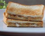 ピーナッツバターとチーズのホットサンド作り方4写真