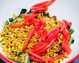米粉とチキンラーメンでB級サクサク焼き作り方3写真