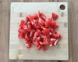 トマトのごま味噌和え作り方1写真