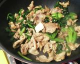 ガリバタ★豚肉スタミナほうれん草作り方8写真
