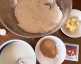 ボウルの中で簡単！捏ねないミニ食パン♪作り方1写真