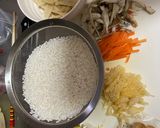 根曲り竹で炊き込みご飯作り方1写真