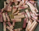 マカ入り。ほうれん草のベーコンハム炒め作り方3写真