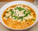 炒りニラ豆腐の辛ラーメンブラック作り方10写真