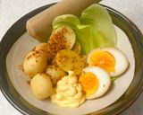 再現♪串カツ田中風自分でつぶすポテトサラダ作り方8写真