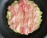 米粉でサクふわ！豚玉チーズのお好み焼き作り方5写真