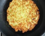 米粉でサクふわ！豚玉チーズのお好み焼き作り方6写真