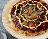 米粉でサクふわ！豚玉チーズのお好み焼き作り方7写真