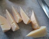 生筍と鶏ささみの炊き合わせ作り方1写真