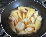 生筍と鶏ささみの炊き合わせ作り方4写真