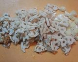 レンコンとネギの米粉焼き作り方1写真