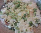 レンコンとネギの米粉焼き作り方4写真
