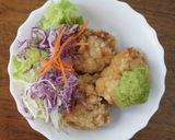 鶏の竜田揚げ　葉にんにくぬた和え作り方7写真