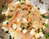 しいたけの鶏肉と山芋詰め作り方3写真