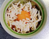 春キャベツとツナのトースター目玉焼き作り方3写真