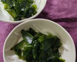 新玉ねぎのワカメサバ缶のせ作り方3写真