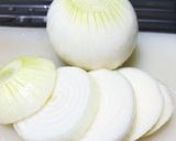 新玉ねぎステーキのぽん酢かけ作り方1写真