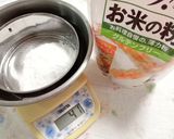 ふわっ・しゅわっ♪　米粉ホットケーキ作り方1写真