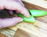野菜ソムリエ直伝　スナップエンドウサラダ作り方1写真