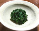 色を残した木の芽若葉の塩漬け 保存法作り方10写真