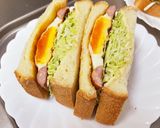 簡単！ボリュームupアップサンドイッチ作り方8写真