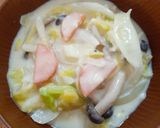 ☆根菜＆きのこ＆葉野菜☆の米粉クリーム煮作り方15写真