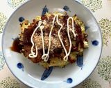 ふんわり米粉のお好み焼き作り方12写真