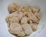 簡単！ささみの米粉唐揚げ　スジ取り不要作り方3写真