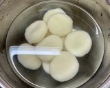 米粉活用☆絹ごし豆腐のカラメル餅作り方2写真