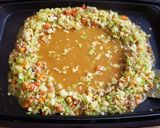 クミンが香る❂インド風もんじゃ作り方9写真