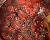 大きめ苺のジャムと苺ミルク用シロップ作り方3写真