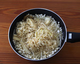 切り干し大根ときのこの味噌汁作り方1写真