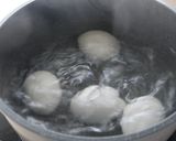ピリ辛ネギだれで！やみつき半熟煮卵作り方1写真