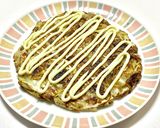 米粉でキャベツとサバ缶のお好み焼き作り方6写真