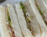 牛乳から作るカッテージチーズのハムサンド作り方10写真