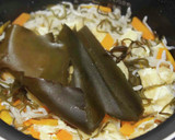塩昆布とちりめんじゃこの炊き込みご飯作り方4写真