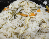 塩昆布とちりめんじゃこの炊き込みご飯作り方5写真