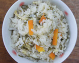 塩昆布とちりめんじゃこの炊き込みご飯作り方6写真