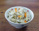 塩昆布とちりめんじゃこの炊き込みご飯作り方7写真